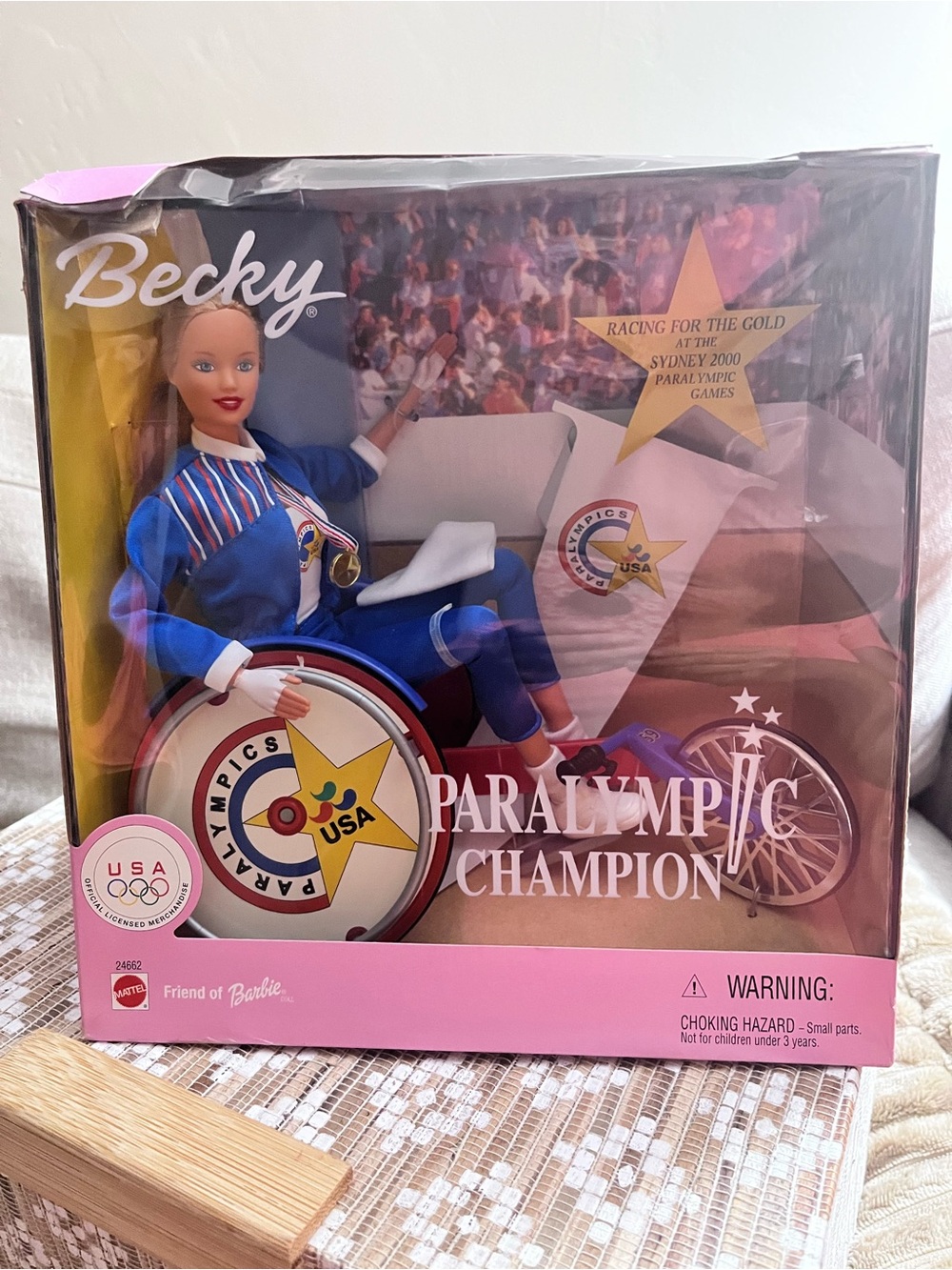 Barbie Becky Paralympic Champion Doll in Red, White, Blue